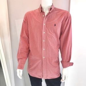 Men’s Ralph Lauren Salmon Twill Button Down Shirt. Make an offer!
